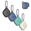 (4-Pack) Silicome Case for Tile Mate 2024, Waterproof Tile Mate Holder Full Body Protective Cover Compatible with Life360 Mate Tile Tracker with Keychain (Black/Off White/Blue/Green) view 1