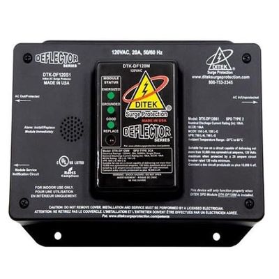 DTK-DF120S1 Series Connected Surge Protector with Dry Contacts and Audible Alarm Comprehensive Surge Protection and Monitoring