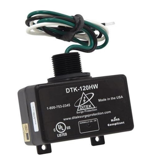 DTK-120HW 120VAC Surge Protective Device Reliable Hardwired Protection