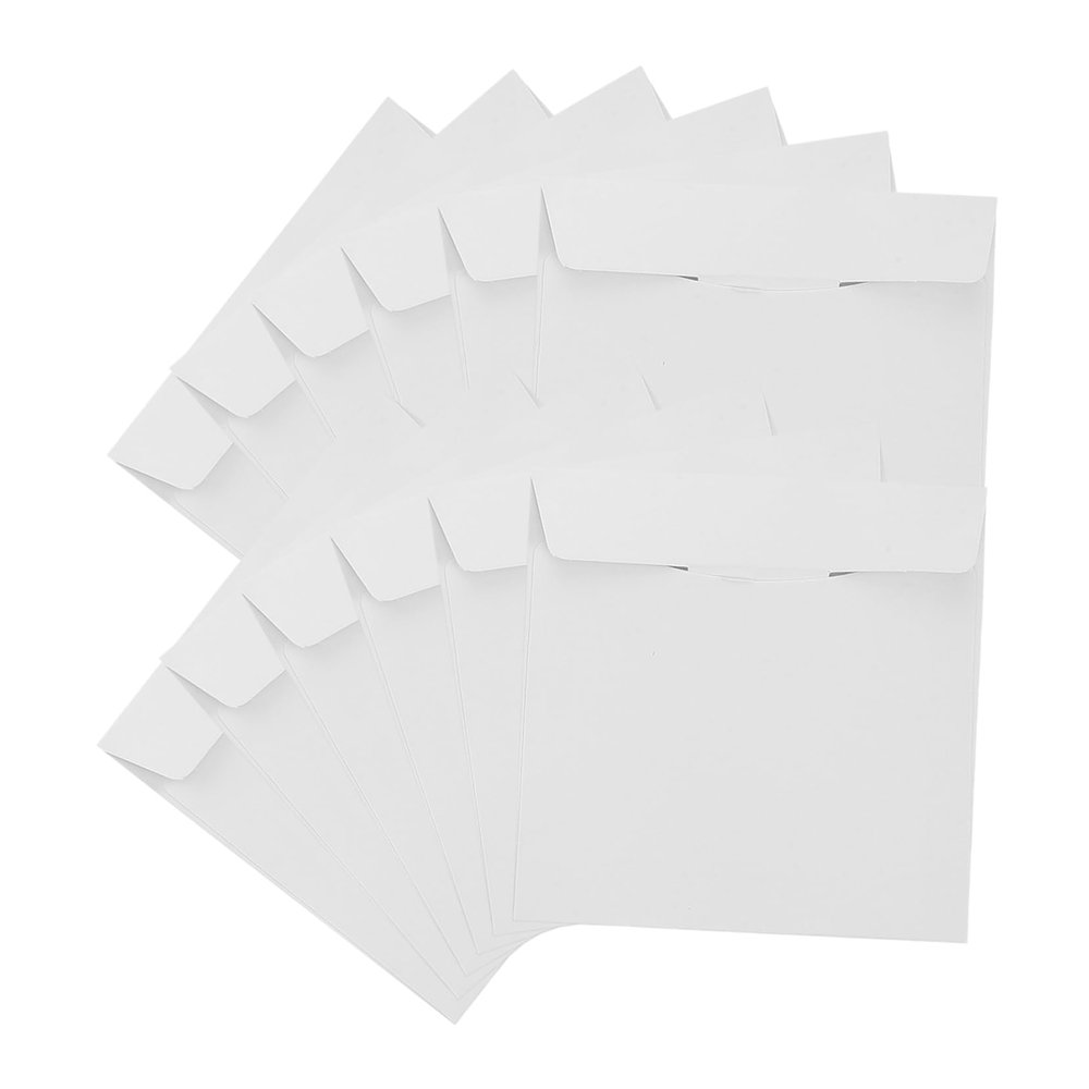 Cabilock 50pcs Robust Paper Cd Cases Cd Storage Sleeves DVD Case Holder Organizer