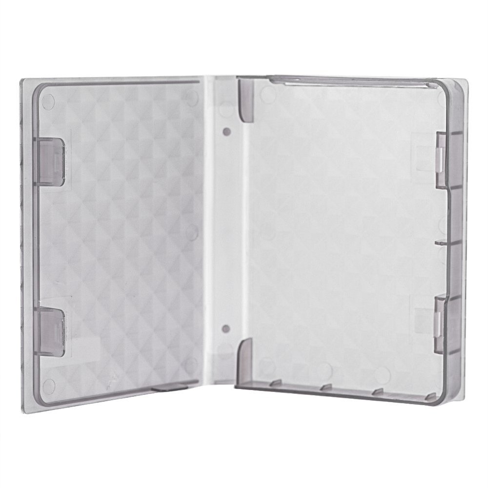 2.5 Hard Case SSD Anti Static Disk Storage Box Shockproof Dust Proof Non Slip (Not Inclube Hard Disk) (Grey)
