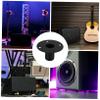 Garneck 2pcs Speaker Stand Base Replacement Heavy Duty Iron Bracket Audio Support Design Wear-Resistant Spray Finish view 3