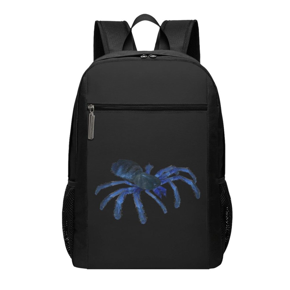 AMZJHGWEU Blue Tarantula Travel Laptop Backpack, Business Anti Theft Slim Sturdy Laptops Backpacks, College Computer Bag Gift for Men & Women Fits 17 Inch Notebook,Black