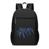 AMZJHGWEU Blue Tarantula Travel Laptop Backpack, Business Anti Theft Slim Sturdy Laptops Backpacks, College Computer Bag Gift for Men & Women Fits 17 Inch Notebook,Black view 1
