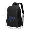 AMZJHGWEU Blue Tarantula Travel Laptop Backpack, Business Anti Theft Slim Sturdy Laptops Backpacks, College Computer Bag Gift for Men & Women Fits 17 Inch Notebook,Black view 3
