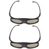 144Hz DLP Link 3D Glasses High Definition No Ghosting for DLP Link Projector 3D Active Glasses Black2Pcs for Home Theater Entertainment view 1