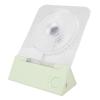 AYNEFY Desktop Fan, Magnetic and Wall Mount Design Desk Fan Colorful Gradient Night Light Desk Personal Fan Powerful and Quiet Lightweight Fan for Work Study (Transparent Green) view 1