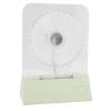 AYNEFY Desktop Fan, Magnetic and Wall Mount Design Desk Fan Colorful Gradient Night Light Desk Personal Fan Powerful and Quiet Lightweight Fan for Work Study (Transparent Green) view 2