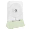 AYNEFY Desktop Fan, Magnetic and Wall Mount Design Desk Fan Colorful Gradient Night Light Desk Personal Fan Powerful and Quiet Lightweight Fan for Work Study (Transparent Green) view 3