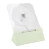 AYNEFY Desktop Fan, Magnetic and Wall Mount Design Desk Fan Colorful Gradient Night Light Desk Personal Fan Powerful and Quiet Lightweight Fan for Work Study (Transparent Green) view 4