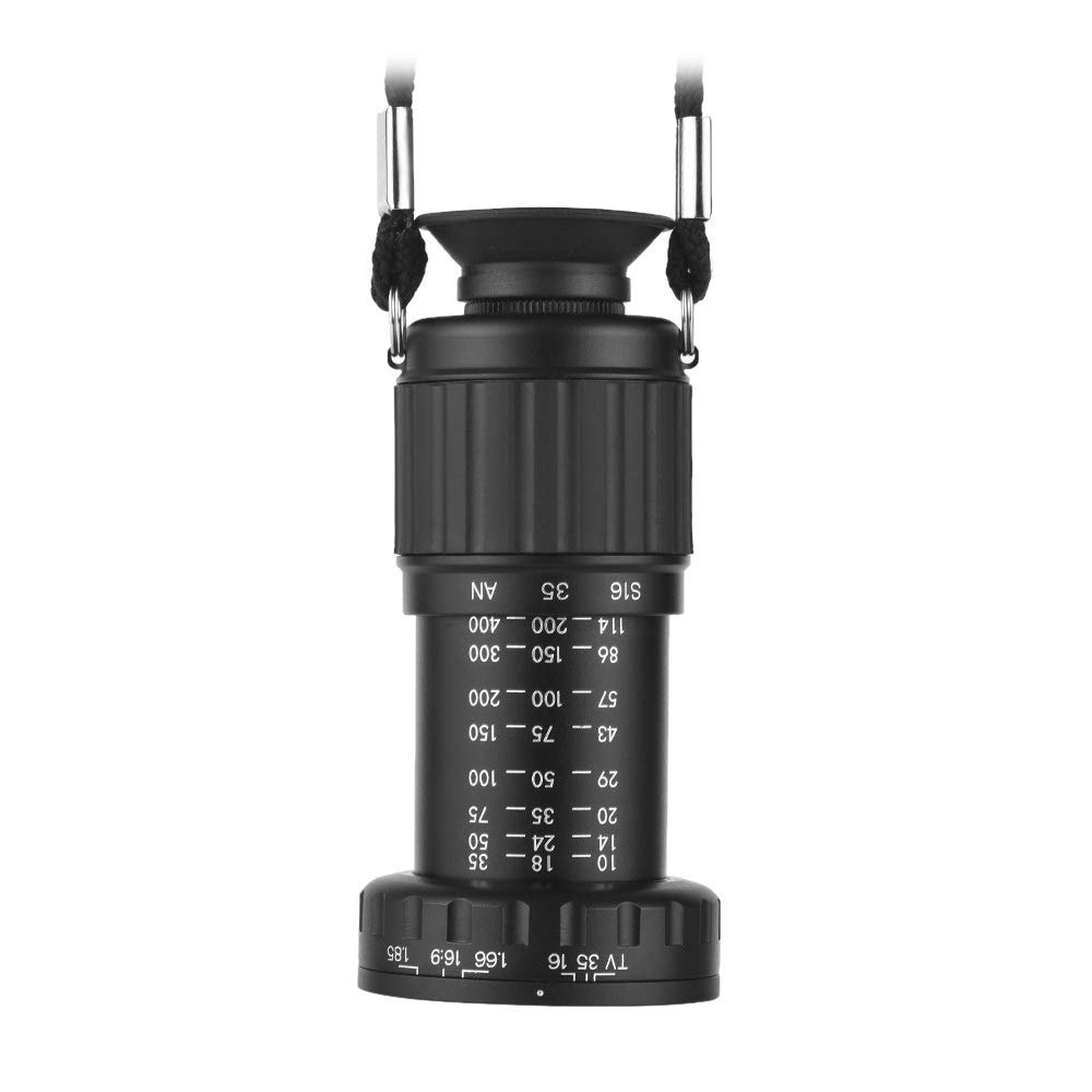 Acouto Portable 11X Micro Magnification Director's Viewfinder View Finder Scene Viewer Mini 41mm Front Thread Telescopic Zoom Photography Accessories for Professional Photographer