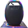 IJOY Arcade Bluetooth Speaker with LED Light Show, FM Radio, Built-in Handle, Black view 1
