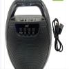 IJOY Arcade Bluetooth Speaker with LED Light Show, FM Radio, Built-in Handle, Black view 2