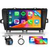 [2GB+64GB] Car Stereo for Toyota Prius 2010-2015 Android Head Unit, Wireless Carplay Android Auto Mirror Link, 9 Inch Touch Screen Car Radio GPS,Bluetooth, WiFi, FM RDS Radio,BT/SWC/EQ view 1