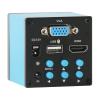 Microscope Camera 2MP Industrial Camera HDMI VGA 1080P HD Video Digital Microscope Motherboard Repair for PCB Board CPU Repair Soldering view 3
