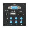 Microscope Camera 2MP Industrial Camera HDMI VGA 1080P HD Video Digital Microscope Motherboard Repair for PCB Board CPU Repair Soldering view 4