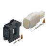 CHAOF 1/5/10/20/50 Set 6 Pin Reversing Radar Probe Auto Male Female Connector Wiring Socket for 6189-1142(6p Female Male,50 Sets) view 1