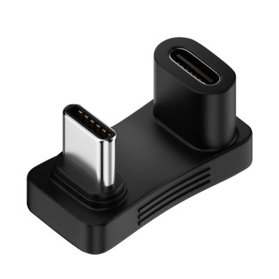 HapGlan Console Adapter Converter 90 Degree USB C Type-C Extension Connector Male to Female for Phone