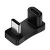 HapGlan Console Adapter Converter 90 Degree USB C Type-C Extension Connector Male to Female for Phone view 1