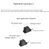 HapGlan Console Adapter Converter 90 Degree USB C Type-C Extension Connector Male to Female for Phone view 4