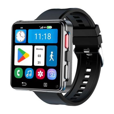 4G Smart Watch Phone, Android 11 Quad Core 4GB+64GB Smartwatch 2.64" Large Screen Men Watch 1200mAh Type-C Port 5.0MP Dual Camera WiFi Bluetooth GPS Fitness Activity Tracker Watches (64GB)