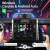 Car Radio Stereo for Toyota FJ Cruiser 2006-2020 Replacement Carplay Android Auto GPS Navigation Tesla Style with DSP in Dash Headunit Multimedia Player Backup Camera 64G view 3