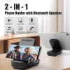 Birthday Gifts for Men,Phone Stand with Wireless Bluetooth Speaker for Home Outdoors,HD Surround Sound Speaker Anti-Slip Base with iPhone/Samsung/iPad for Men Boyfriend2 PCS view 3
