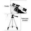 50MM Astronomical Telescope for Stargazing, Outdoor Telescope with Tripod and Backpack, Ideal for Students, Children, and Beginners (Color: A+ Photo Frame)(Medium) view 2