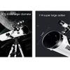 114mm Portable Astronomy Telescope for Kids & Beginners, Easy to Mount, 700mm Focal Length, Ideal for Stargazing & Moon Viewing (White,Round) view 4