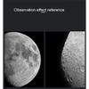114mm Portable Astronomy Telescope for Kids & Beginners, Easy to Mount, 700mm Focal Length, Ideal for Stargazing & Moon Viewing (White,3 Piece) view 2