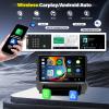4+64G 9 inch Car Radio Stereo for Chevrolet Malibu 2011-2015 Double Din Touchscreen Car Radio Receiver w/WiFi GPS Navigation w/Bluetooth AHD Backup Camera Mic 1080P with w/carplay Andriod 14 Auto view 3