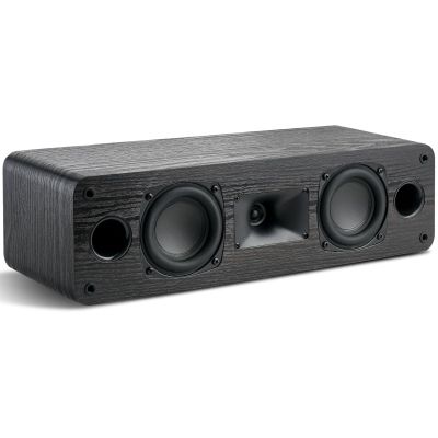 Saiyin Slim Center Channel Speaker,for Desktop Stereo or Home Theater Surround Sound, Dual 3.5" Woofer,Requires a Separate Amplifier or Receiver, Wall Mountable, Single,17 Inch