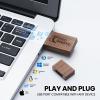16GB 100Pcs Personalized Wood USB 2.0 Flash Drive, Custom Rectangle Thumb Drive with Linen Bag, Engraved USB Stick Bulk, Engraving/Printing Your Logo & Text for School/Graduation/Company/Photography view 3