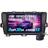 Solvitek 9 inch Car Radio Wireless CarPlay Android Auto for Toyota Prius 2010-2015, Android 13 Stereo with FM BT GPS SWC Backup Camera (2GB RAM+32GB ROM) view 1