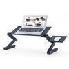 Adjustable Aluminum Laptop Desk for Bed Table Portable Notebook Stand Tray Sofa Bed (Color : Blue) (D) view 1