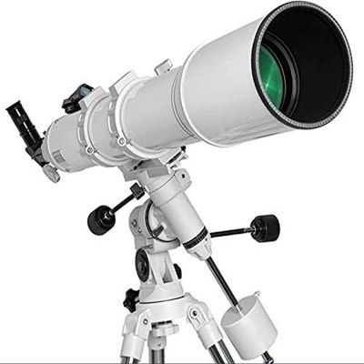 102mm Astronomical Telescope, High Power 212X Magnification, EQ3 Equatorial Mount, High Definition Telescope for Deep Space Observation, Beginner-Friendly(Round)