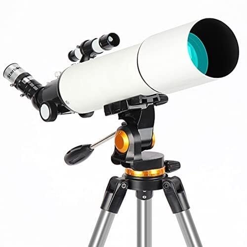 80mm Aperture 500mm Astronomy Telescope for Kids & Beginners, Adjustable Tripod, for Young Stargazers & Aspiring Astronomers(Medium)