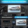 Solvitek [4GB+64GB] 10.1 inch Car Radio for Chevy Silverado 2007-2013 Tahoe Equinox GMC Sierra Yukon, Android 13 Stereo with Wireless CarPlay Android Auto BT GPS SWC Backup Camera view 2