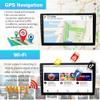 Solvitek [4GB+64GB] 10.1 inch Car Radio for Chevy Silverado 2007-2013 Tahoe Equinox GMC Sierra Yukon, Android 13 Stereo with Wireless CarPlay Android Auto BT GPS SWC Backup Camera view 4