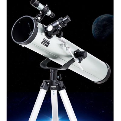 114mm Professional Reflecting Telescope for Kids & Beginners, 700mm Focal Length, Ideal for Stargazing, Astronomy & Daytime Viewing(3 Piece)