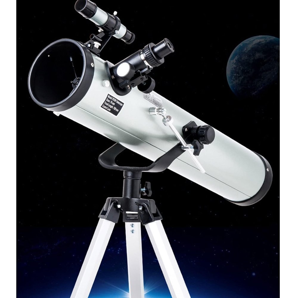 114mm Professional Reflecting Telescope for Kids & Beginners, 700mm Focal Length, Ideal for Stargazing, Astronomy & Daytime Viewing(3 Piece)