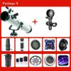 114mm Professional Reflecting Telescope for Kids & Beginners, 700mm Focal Length, Ideal for Stargazing, Astronomy & Daytime Viewing(3 Piece) view 3