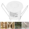 YUEYASHUX Infrared Motion Sensor Switch Embedded Lights for Home Living Plastic Detector view 2