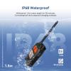 Retevis RM15 Marine Radio 6W, IP68 Floating VHF Radio Handheld,Dual-Way Noise Reduction Audio System Maritime Radio, 2000mAh, Type-C, NOAA, Falling Water Flash Alarm,Boat Radio for Marine Use (1 Pack) view 3
