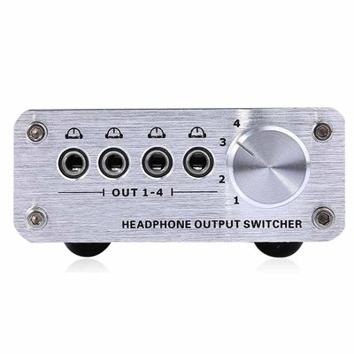 4 Input 4 Output Digital Multi-Channel 3.5mm MP3 Audio Signal Switch Switcher Earphone Switcher Wholesale