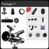 114mm Portable Astronomy Telescope for Kids & Beginners, Easy to Mount, 700mm Focal Length, Ideal for Stargazing & Moon Viewing (Black,3 Piece) view 4
