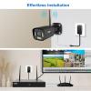 8 Channel WiFi Security Camera System, 8X 3MP Plug-in Wired Outdoor Indoor Cameras, H.265 NVR Camera System with 2-Way Audio, Face/Motion Detection, Color Night Vision, Dual Alarms, Smart Playback view 2