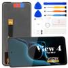 for BLU View 4 LCD Display for BLU View 4 Screen Replacemet for BLU View 4 B135DL Touch Screen Digitizer Display Assembly Repair Kits Without Frame(Black) 6.1" view 1