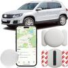 Dahetag Mini GPS Tracker for Vehicles,Car GPS Tracker Work with Apple Find My(iOS Only),No Monthly Fee Mini Hidden Car Tracker with Magnetic Case (White,1PCS) view 1