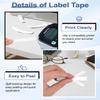 Esaytool 80 X Compatible with Dymo D1 Label Tape 45020 A45020 45020S S0720600 White on Clear 12mm 1/2 inch x 23 Feet Replacement for Dymo Label Maker LabelManager 160 420P 210D 280 360D PnP view 4